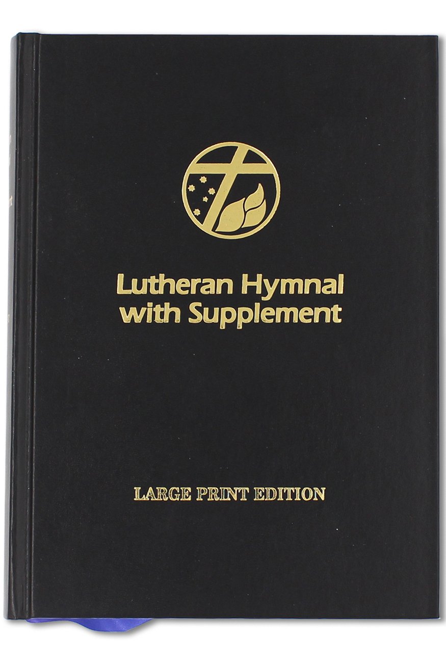 Lutheran Hymnal With Supplement Large Print