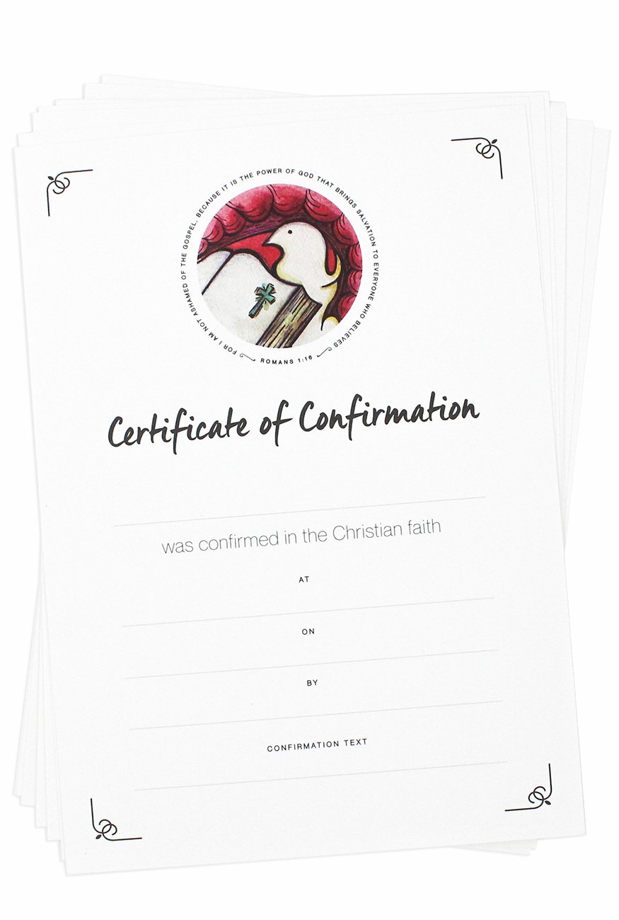 Certificate Confirmation