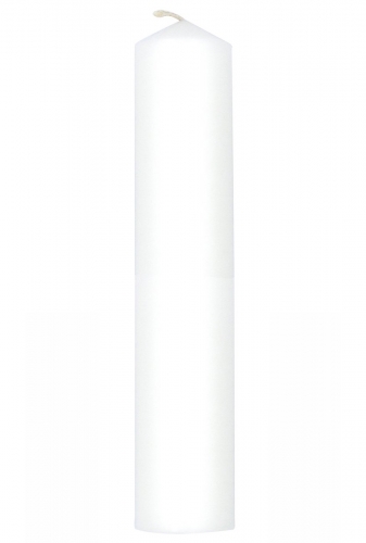 Paschal Candle  White 15" x 3"