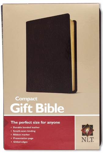 NLT compact bible burgundy