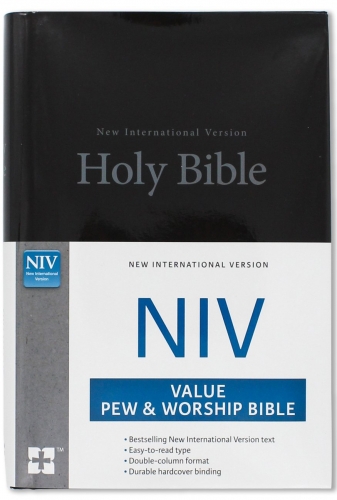 NIV value worship bible black