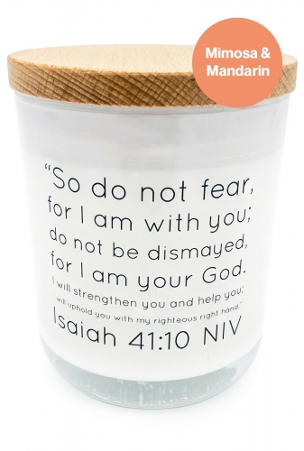 Illuminate Candle, Large - Isaiah 41:10