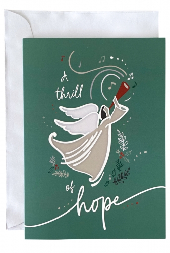 A Thrill Of Hope - Christmas Card