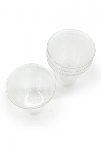 Communion Cups Frosted Plastic, disposable, Box of 1000