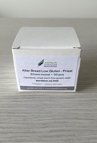 Altar Bread Priest Low Gluten 67mm - Box of 30