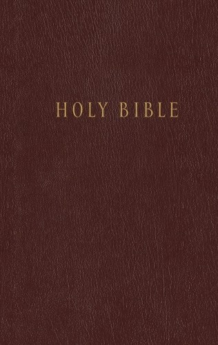 NLT pew Bible burgundy