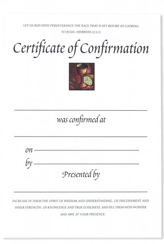 Confirmation Certificate APC