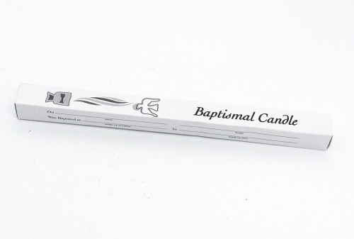Baptism Candle Boxed
