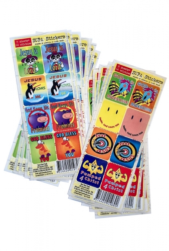 Supa Stickers - 10 packets
