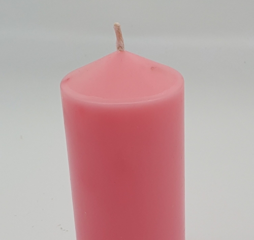 Candle pink 6" x 2" (150mm x 54mm)