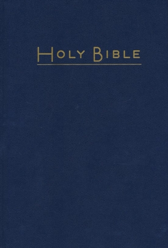 CEB Pew Bible Large Print Navy