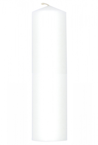 Paschal Candle  White 15" x 4"