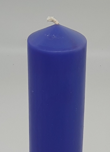 Candle Blue 6" x 2" (150mm x 54mm)
