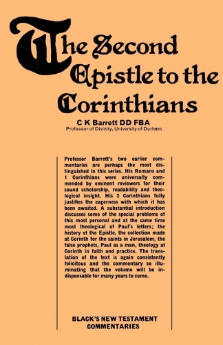 A Commentary on The Second Epistle to the Corinthians (Used)