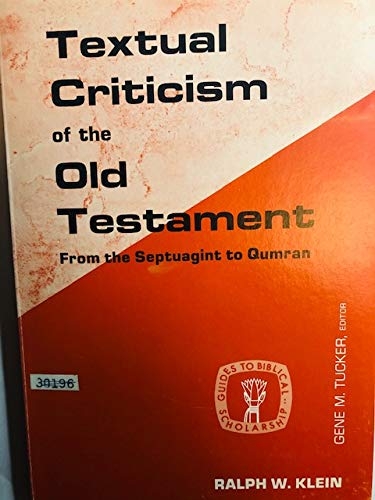 Textual Criticism of the Old Testament (Used)